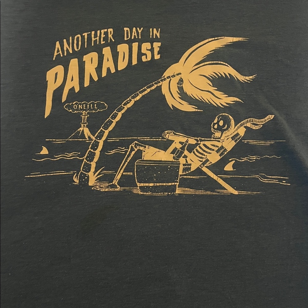 O'Neill Navy Blue Crewneck Tee with Subtle Logo